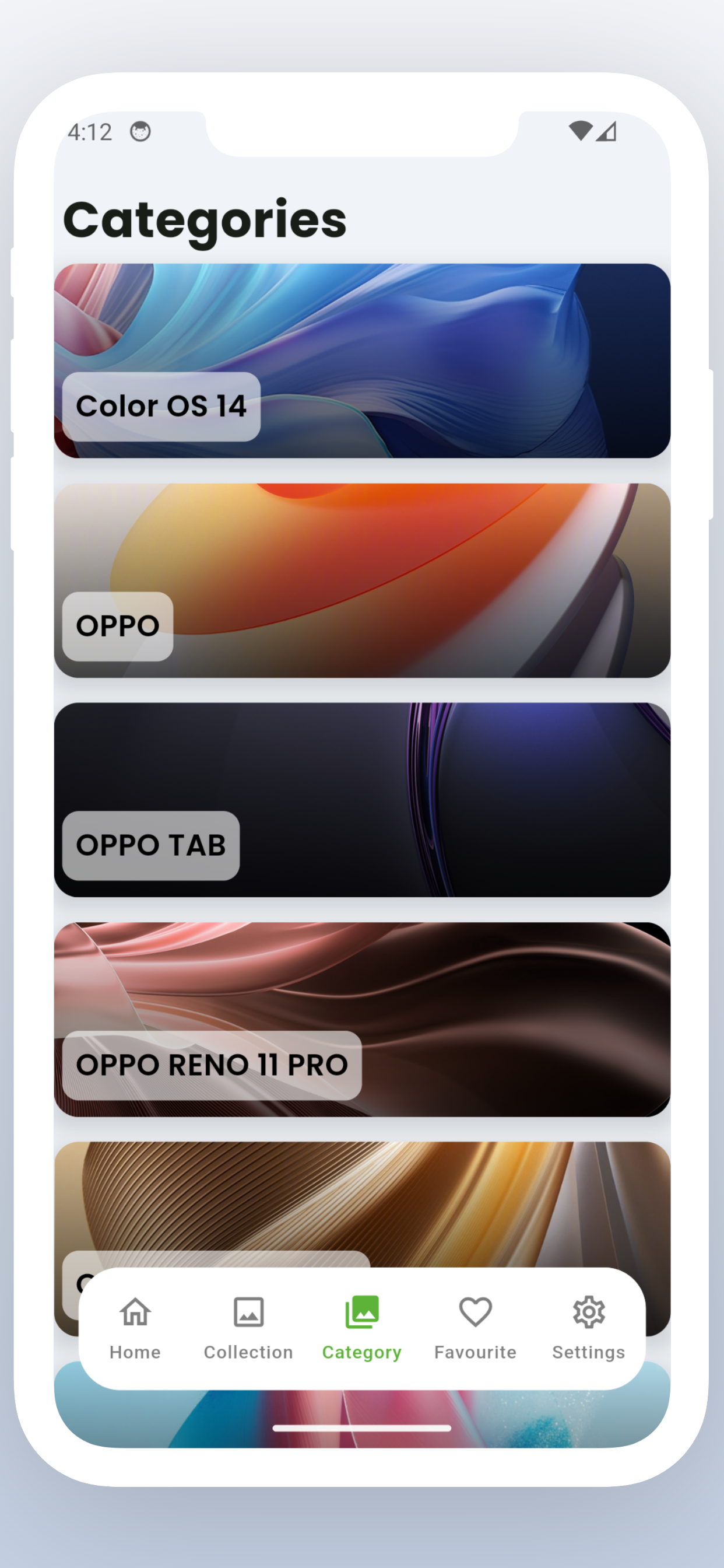 اسکرین شات 7 برنامه Wallpapers For Oppo - HD - 4K