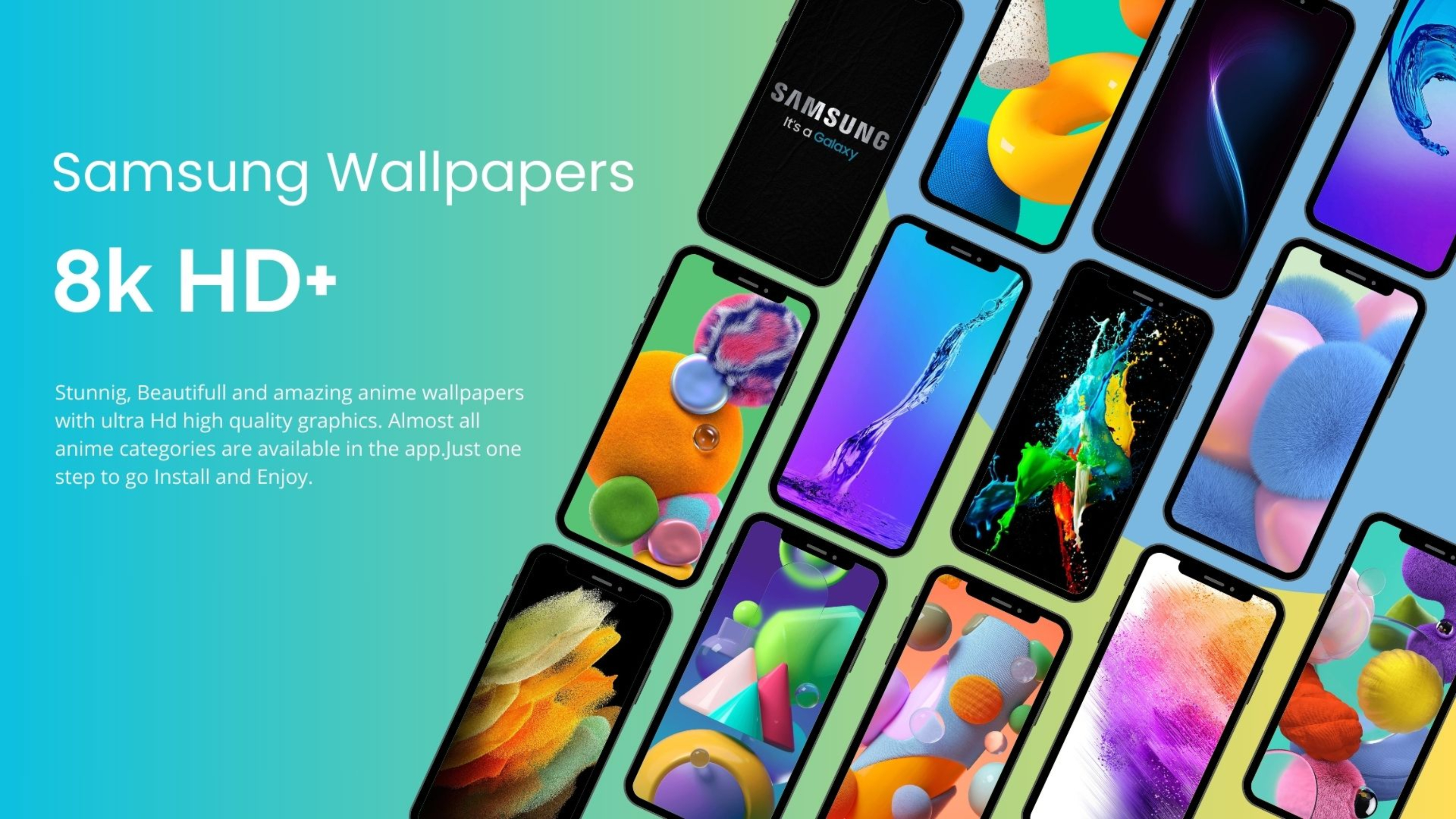 اسکرین شات 1 برنامه Wallpapers For Samsung HD 4K