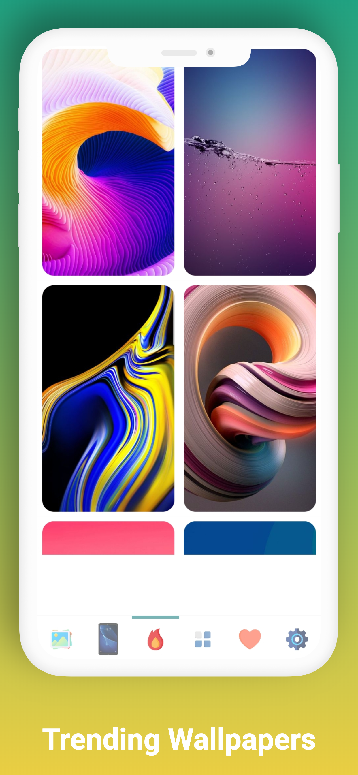 اسکرین شات 5 برنامه Wallpapers For Samsung HD 4K
