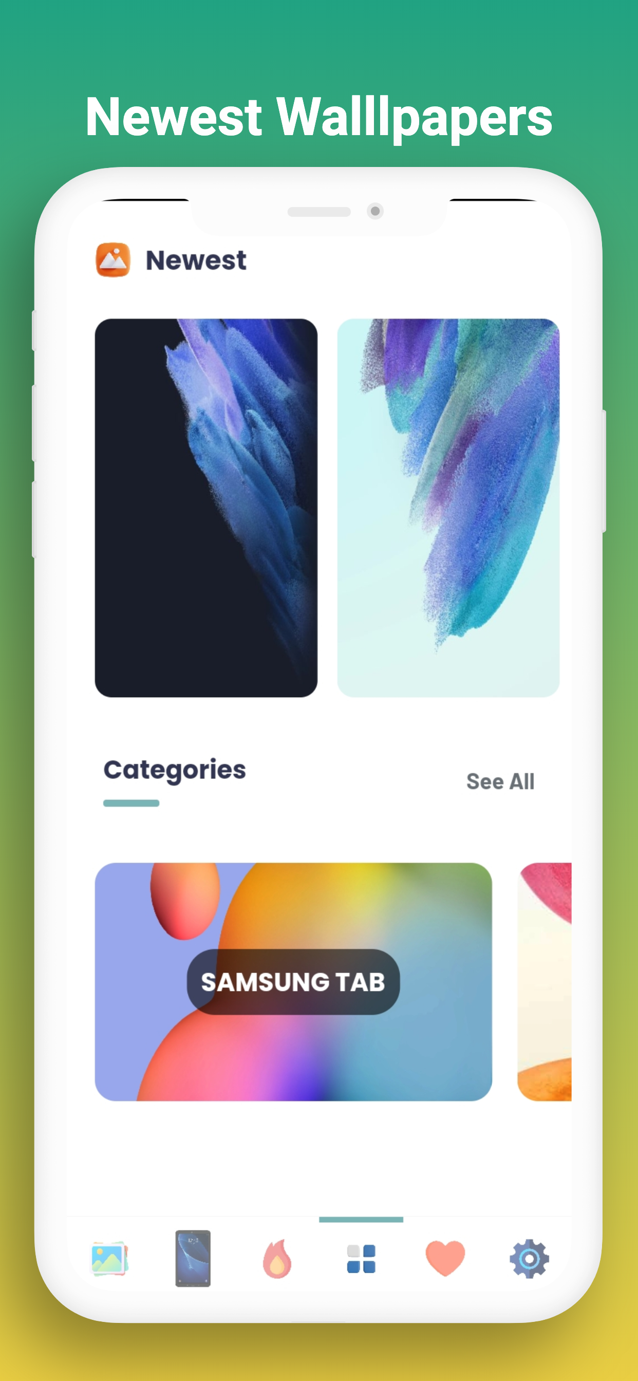 اسکرین شات 6 برنامه Wallpapers For Samsung HD 4K