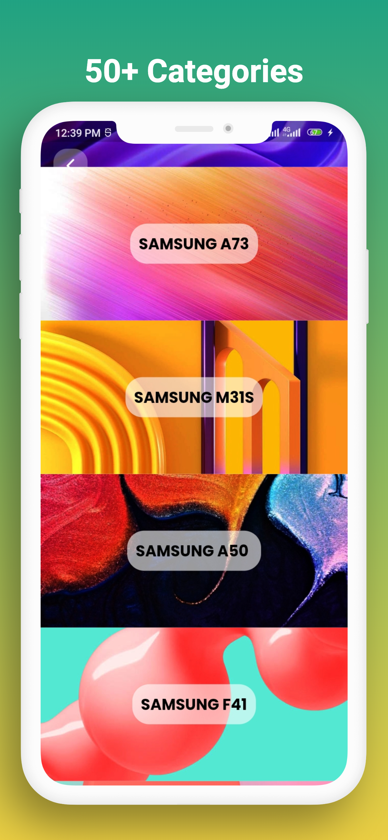 اسکرین شات 8 برنامه Wallpapers For Samsung HD 4K