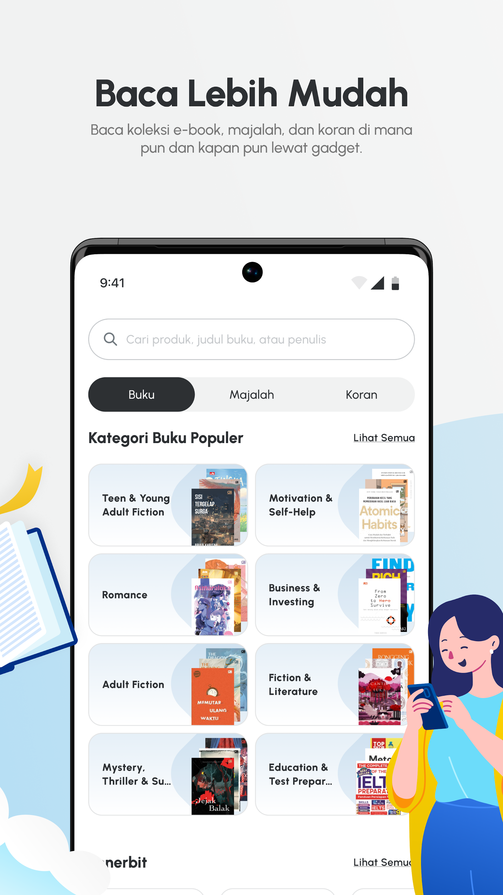 اسکرین شات 3 برنامه Gramedia Digital: eBook