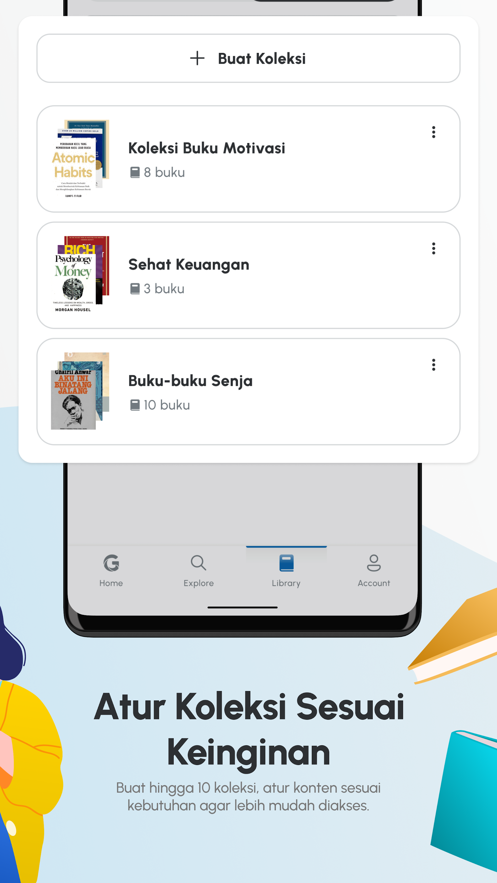 اسکرین شات 4 برنامه Gramedia Digital: eBook