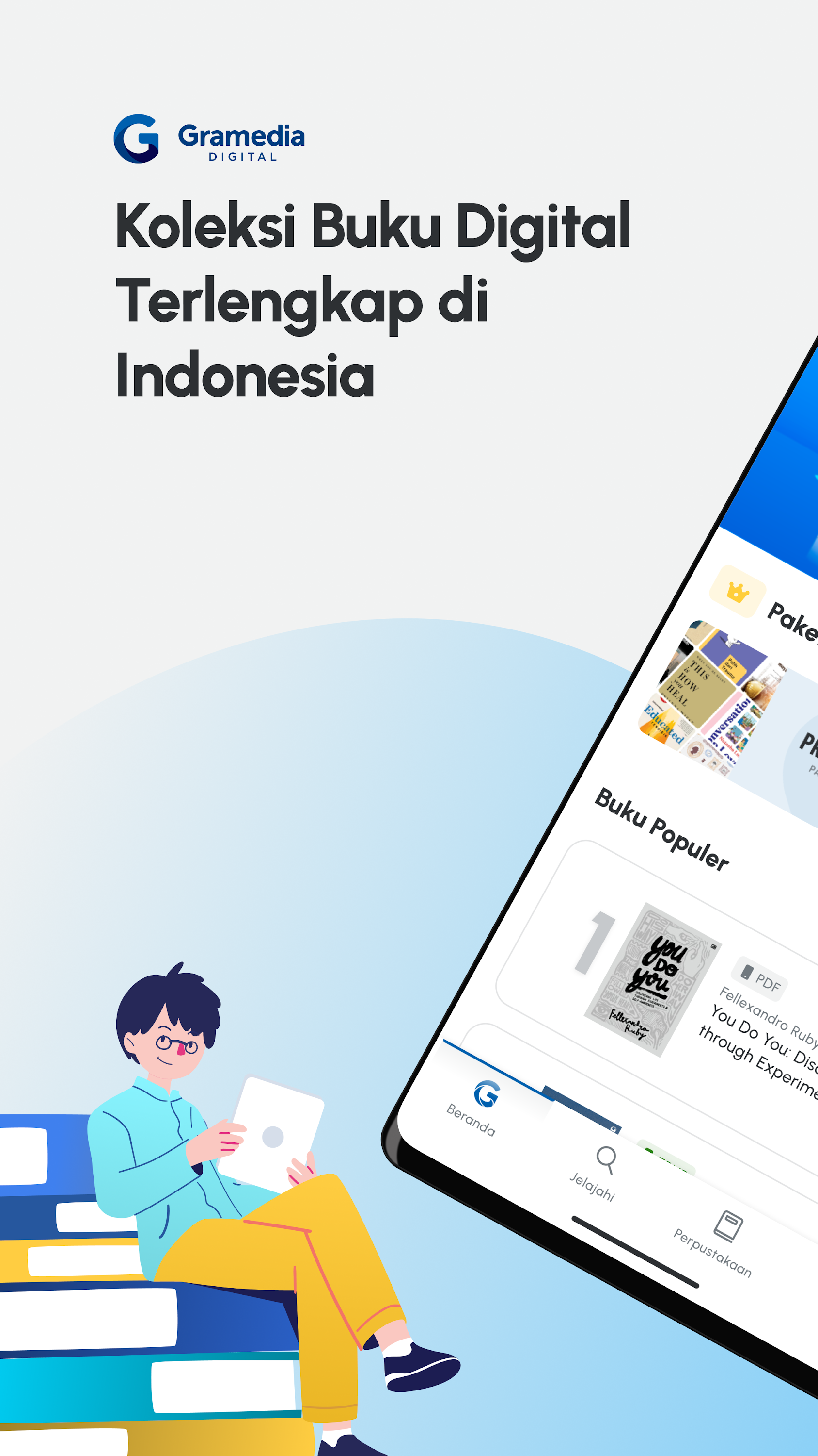 اسکرین شات 1 برنامه Gramedia Digital: eBook