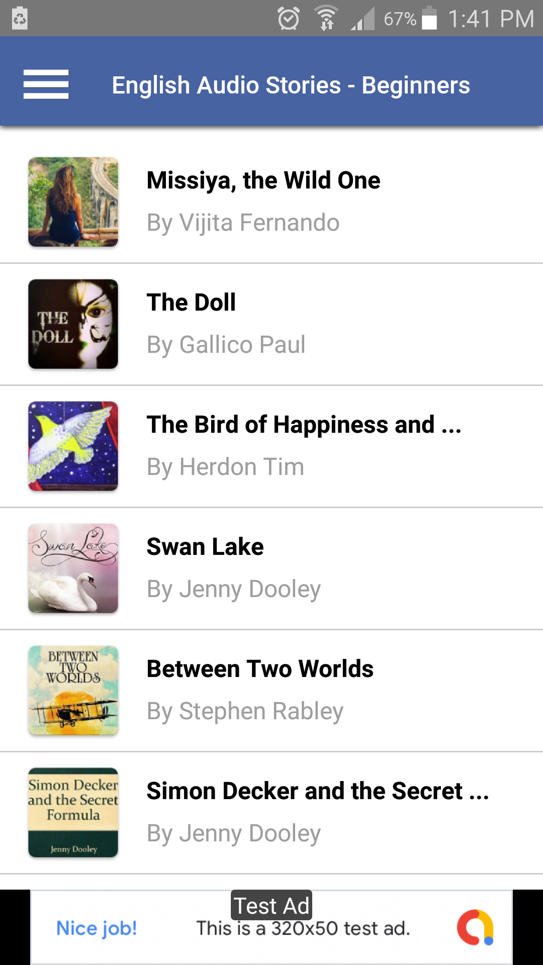 اسکرین شات 2 برنامه Easy English Audiobooks - Lear