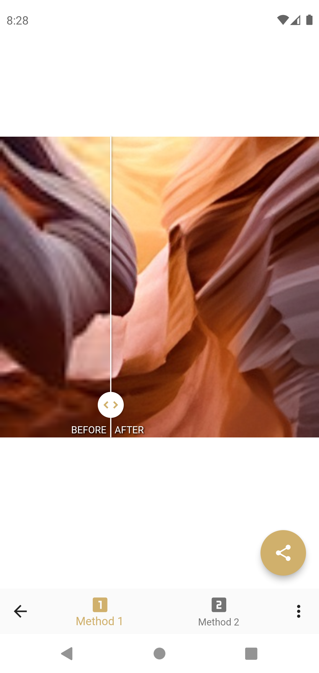 اسکرین شات 2 برنامه ihancer - AI image enhancer