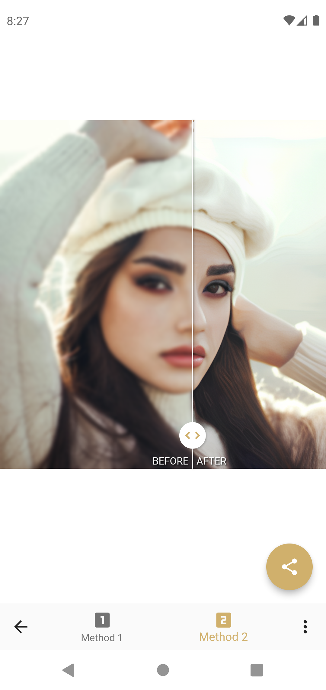 اسکرین شات 1 برنامه ihancer - AI image enhancer
