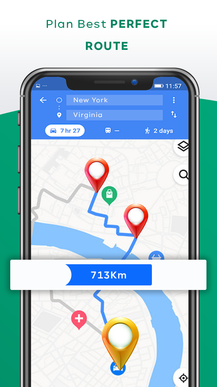 اسکرین شات 3 برنامه Perfect Route Finder
