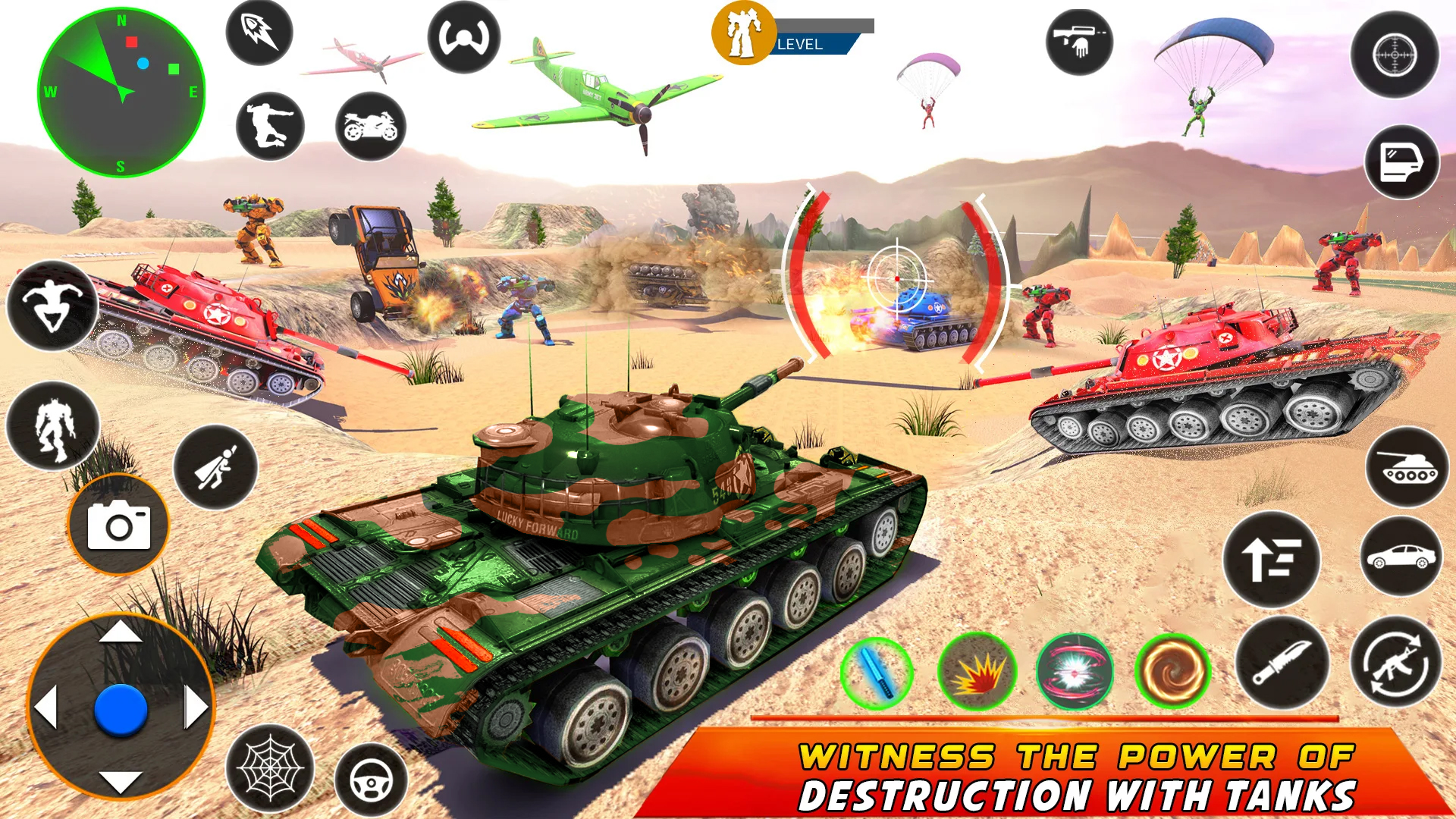 اسکرین شات 3 برنامه Army Bus Robot Car Game 3d