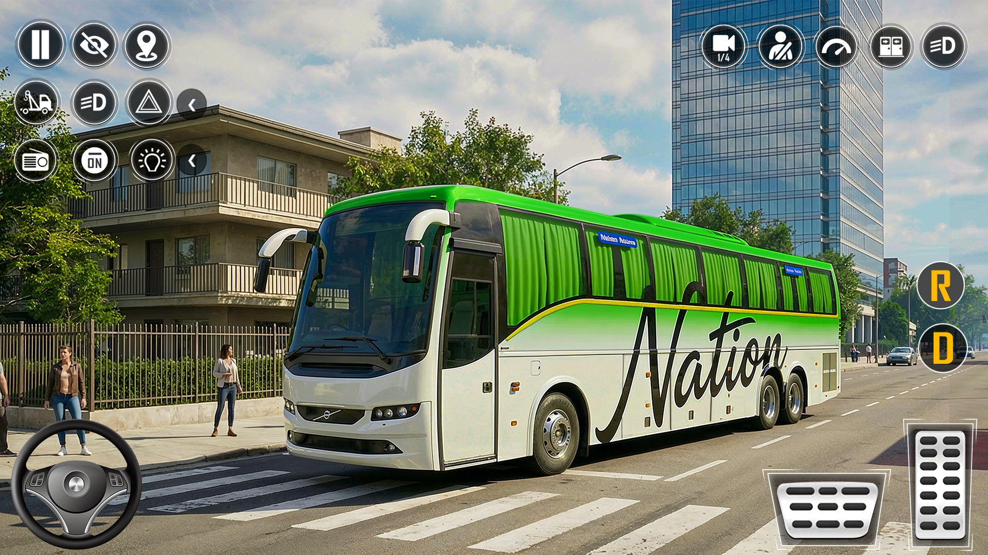 اسکرین شات 2 برنامه City Coach Bus Simulator 3D