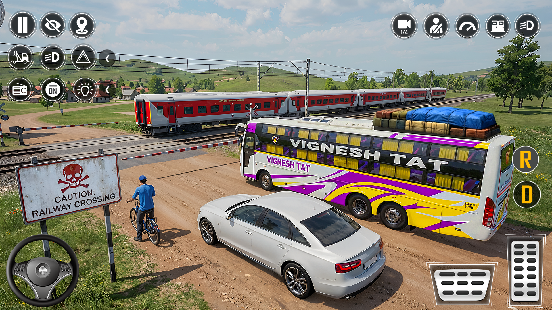 اسکرین شات 1 برنامه City Coach Bus Simulator 3D