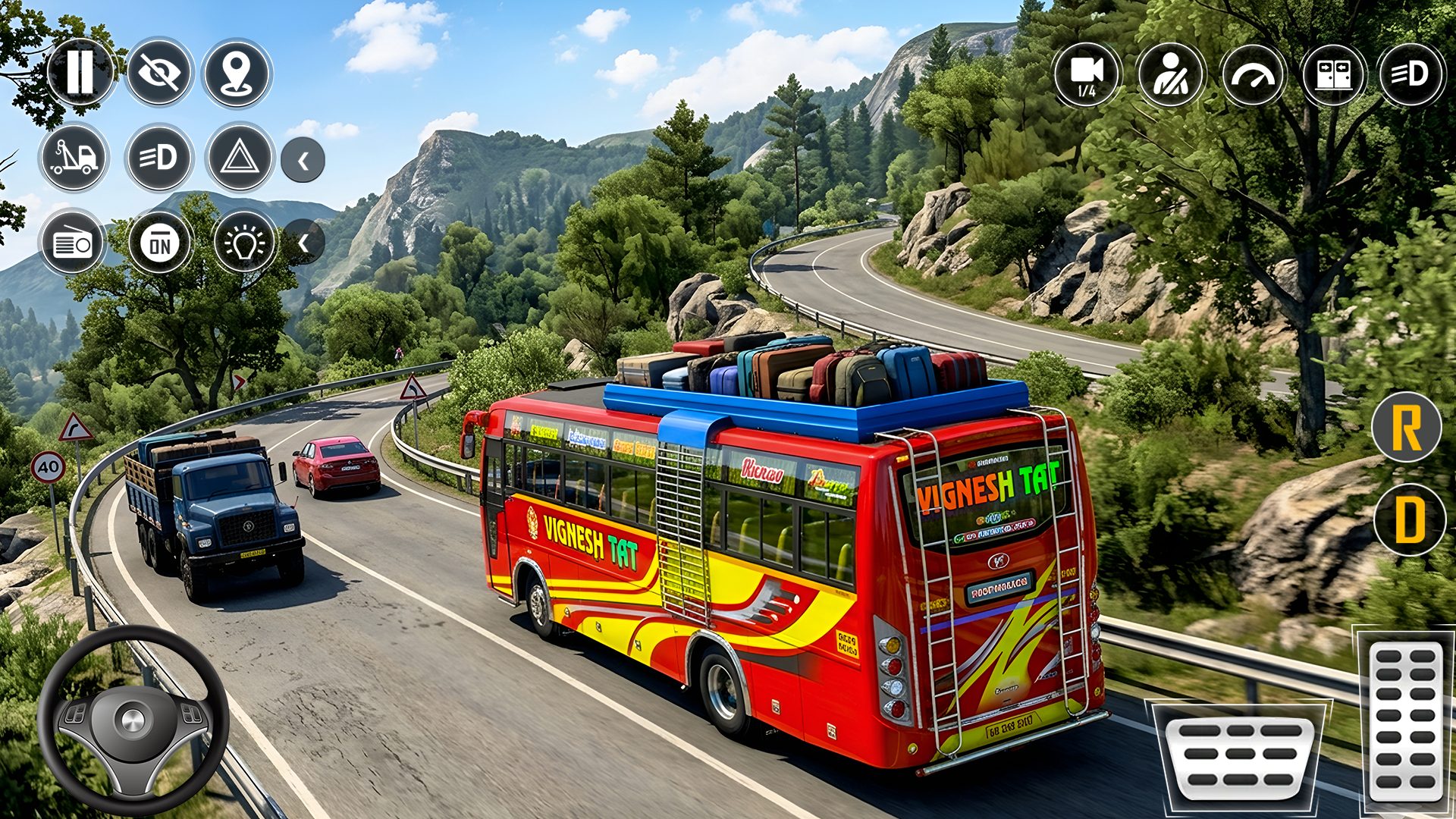 اسکرین شات 3 برنامه City Coach Bus Simulator 3D