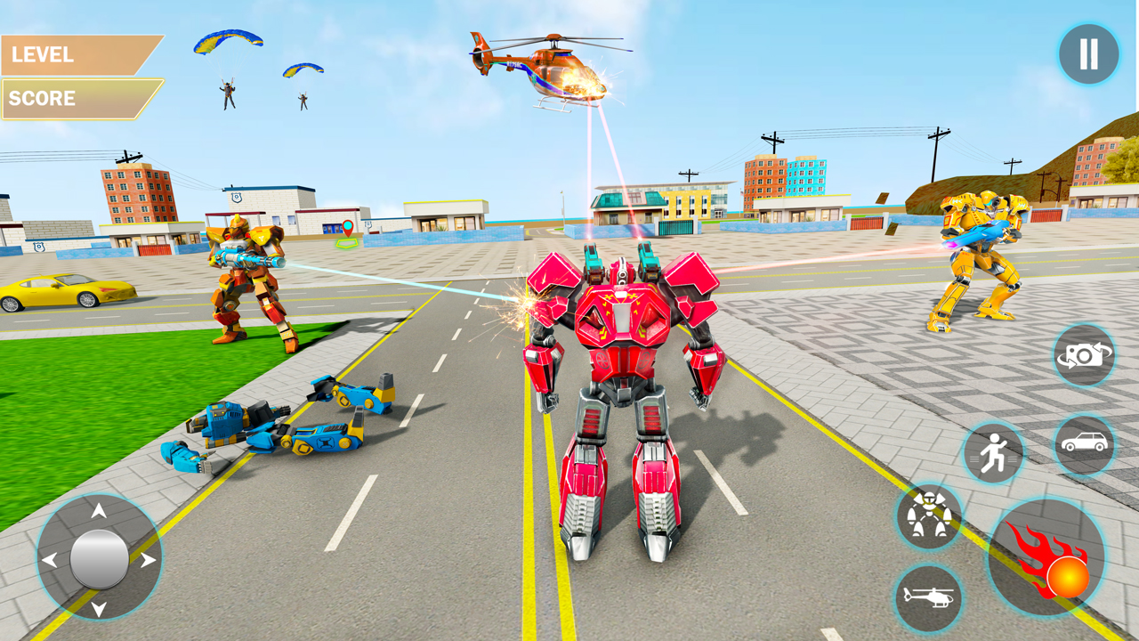 اسکرین شات 3 برنامه Horse Robot Car Game Robot War