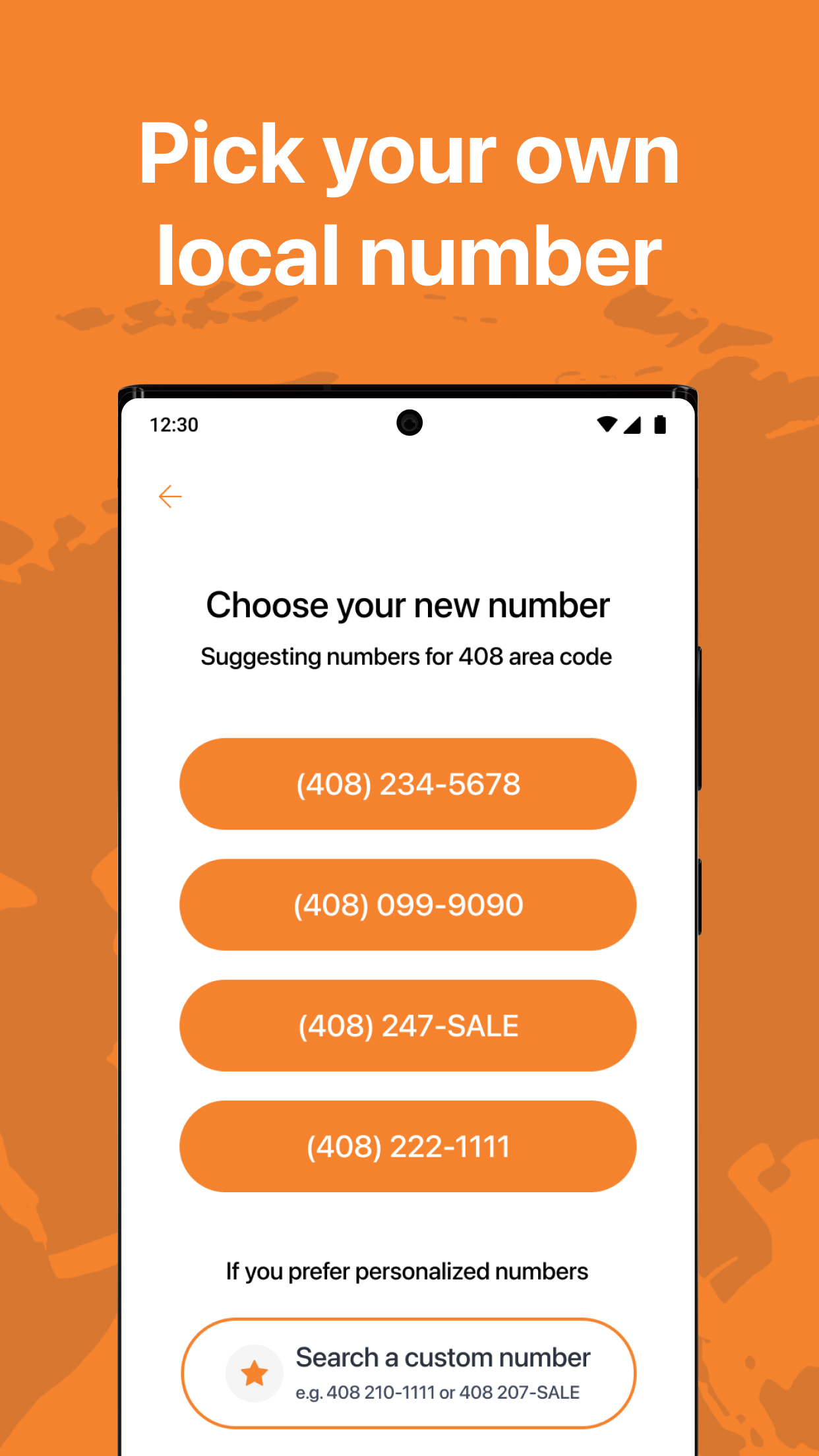 اسکرین شات 3 برنامه Phoner: Second Phone Number