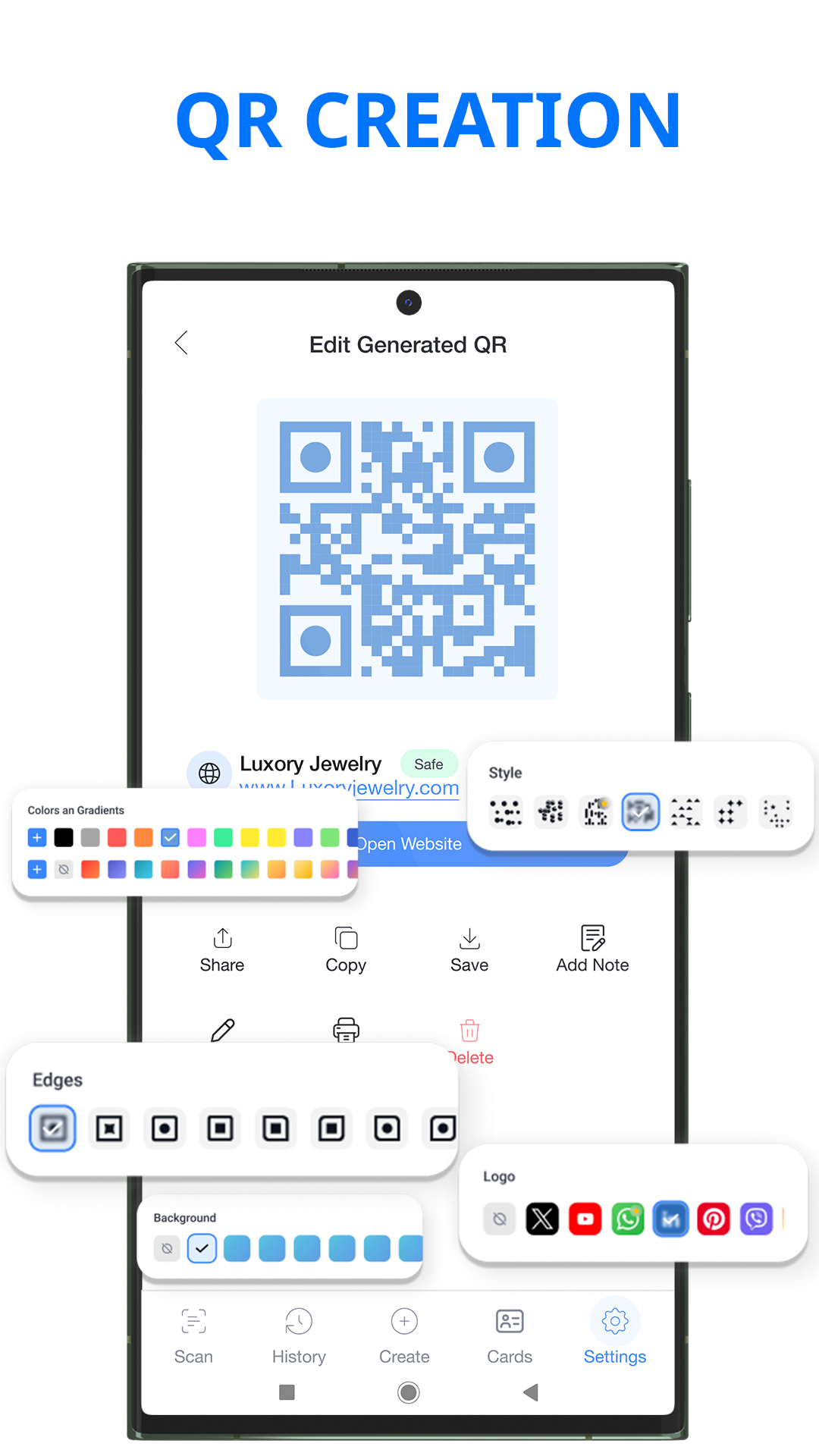 اسکرین شات 3 برنامه QR Scanner - Barcode Scanner
