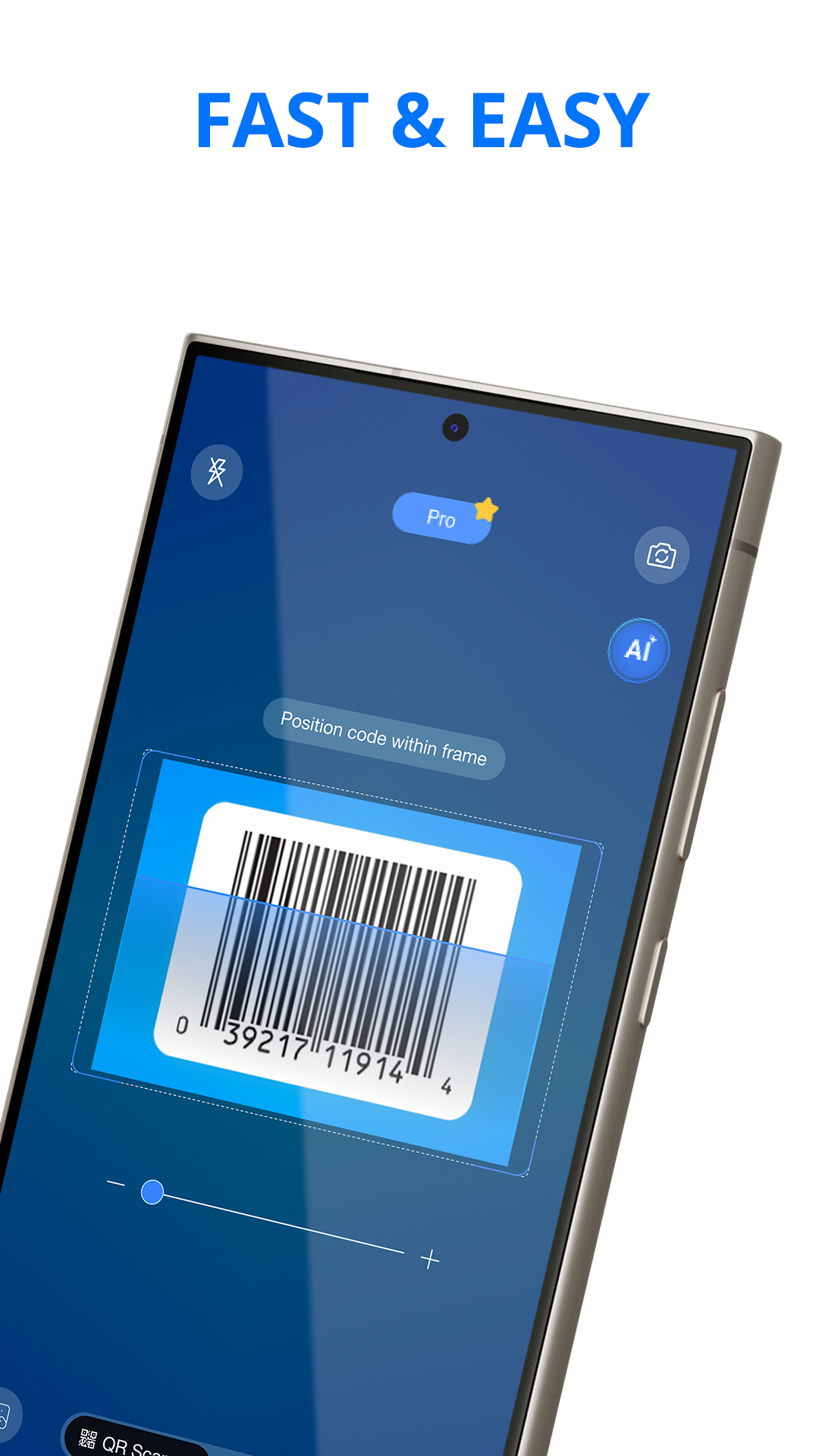 اسکرین شات 2 برنامه QR Scanner - Barcode Scanner