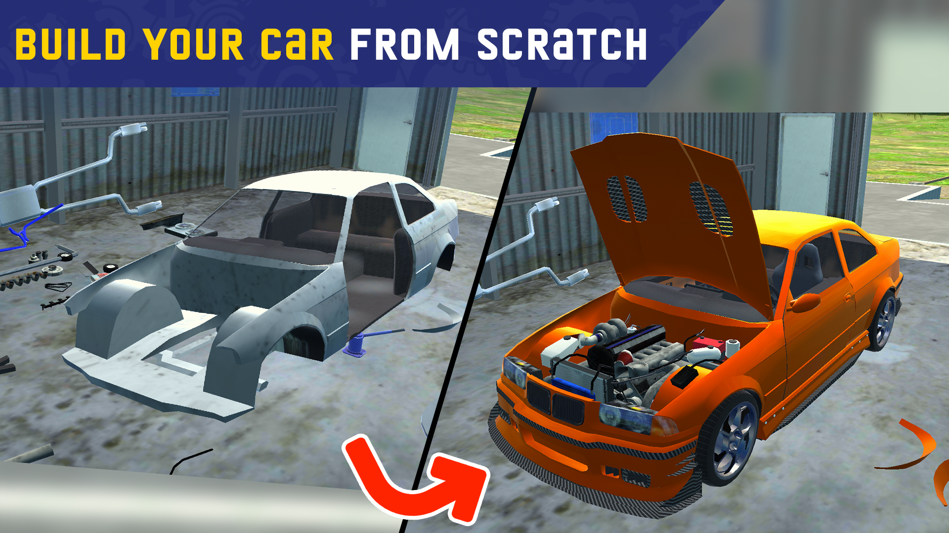 اسکرین شات 1 بازی My First Summer Car: Mechanic
