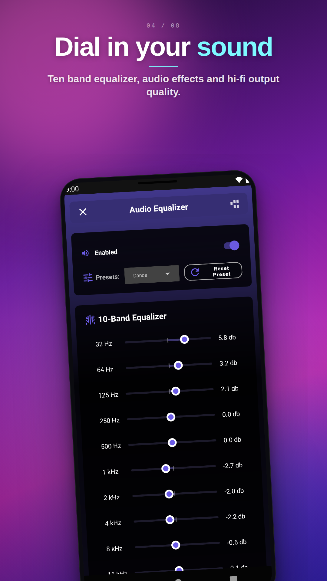 اسکرین شات 8 برنامه 432 Player: 432Hz Converter