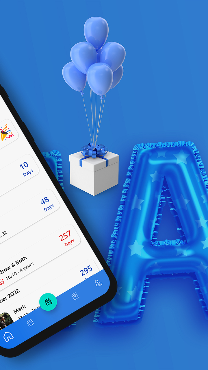 اسکرین شات 2 برنامه Birthdays, Reminder & Calendar