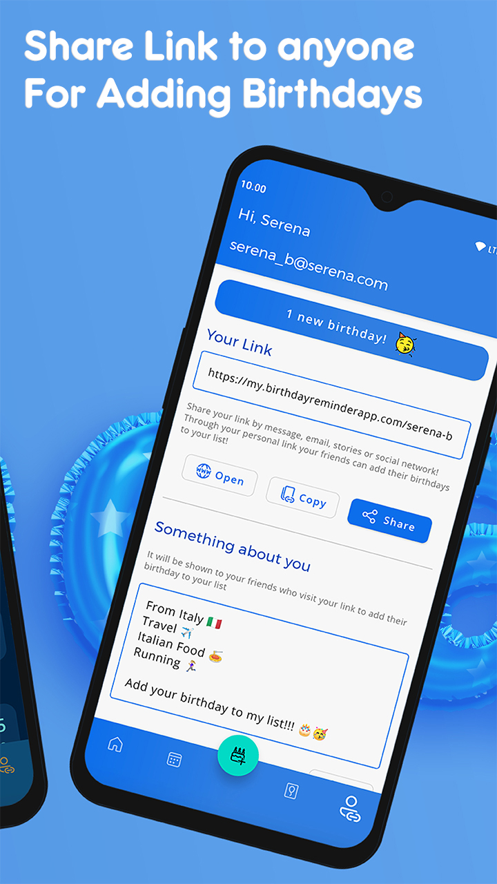 اسکرین شات 7 برنامه Birthdays, Reminder & Calendar