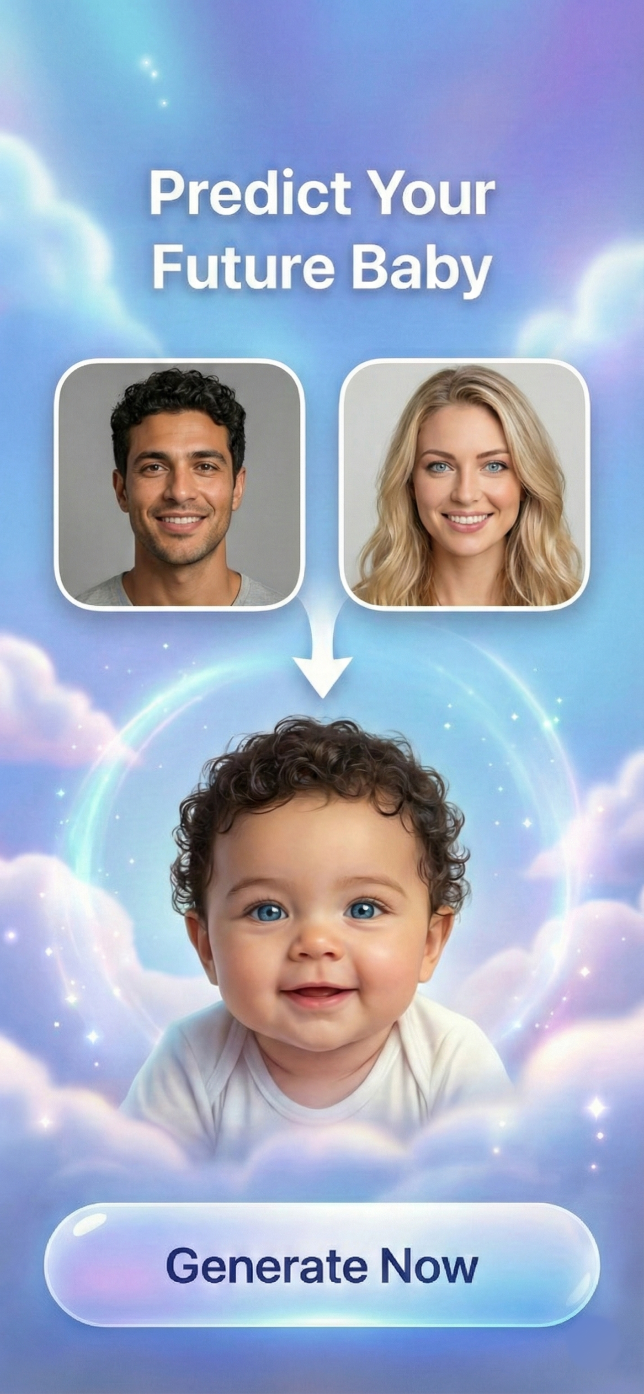 اسکرین شات 1 برنامه Future Baby Generator AI Maker