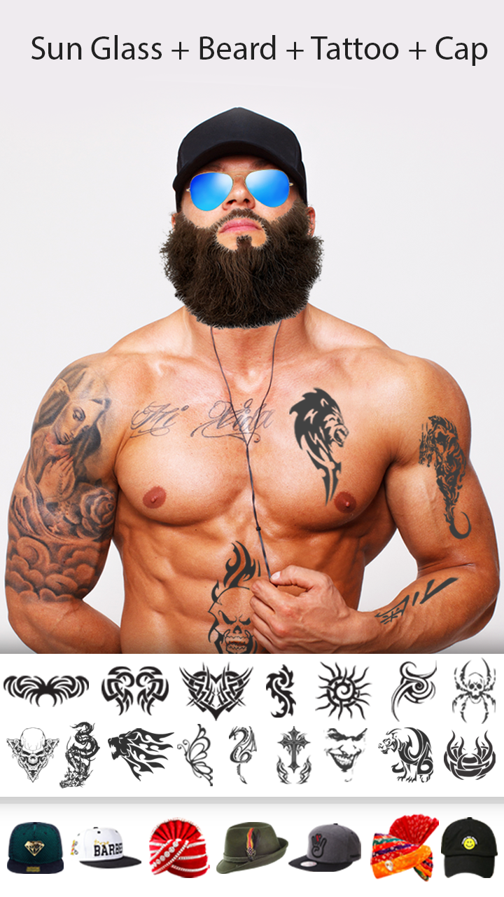 اسکرین شات 7 برنامه Man Hair Mustache Style  PRO