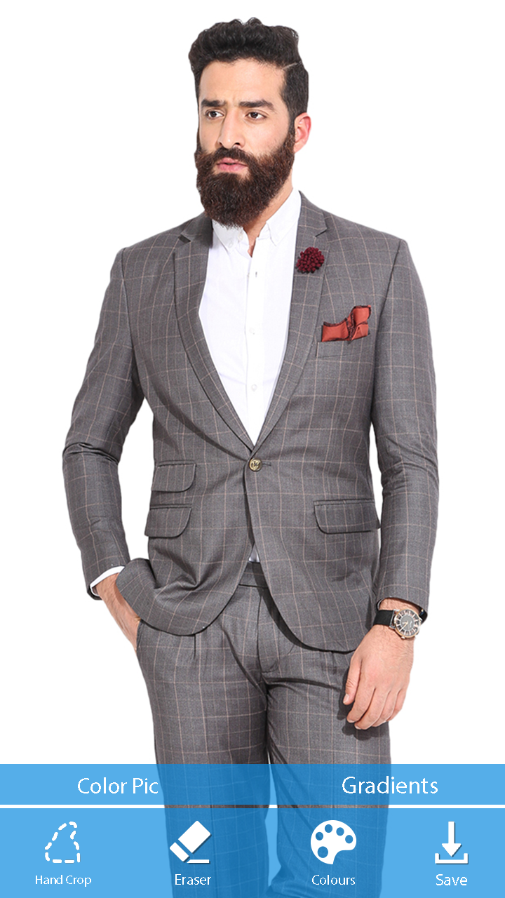 اسکرین شات 3 برنامه Smarty Man Photo Suit Montage