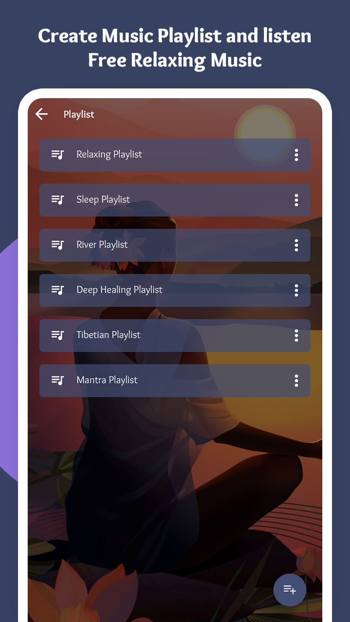 اسکرین شات 6 برنامه Meditation Music - Relax