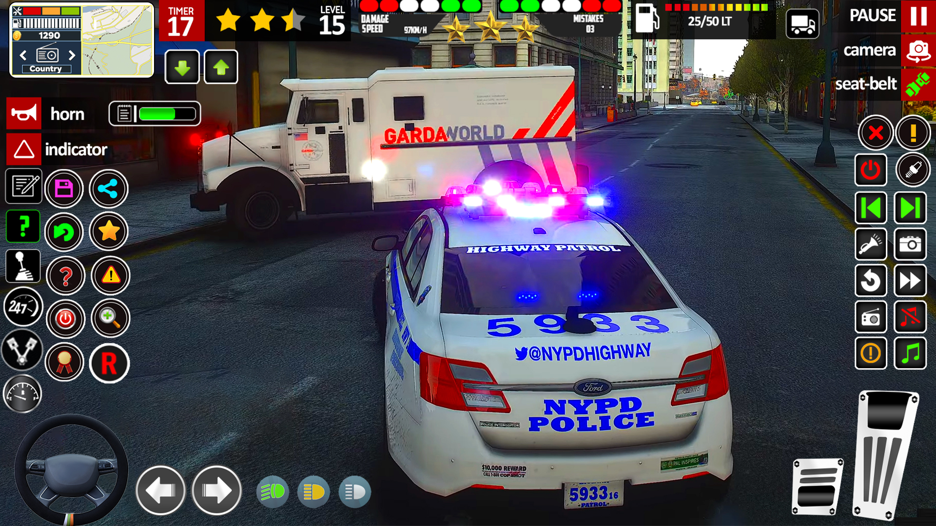 اسکرین شات 7 بازی Us Police Car Cop Car Games 3D