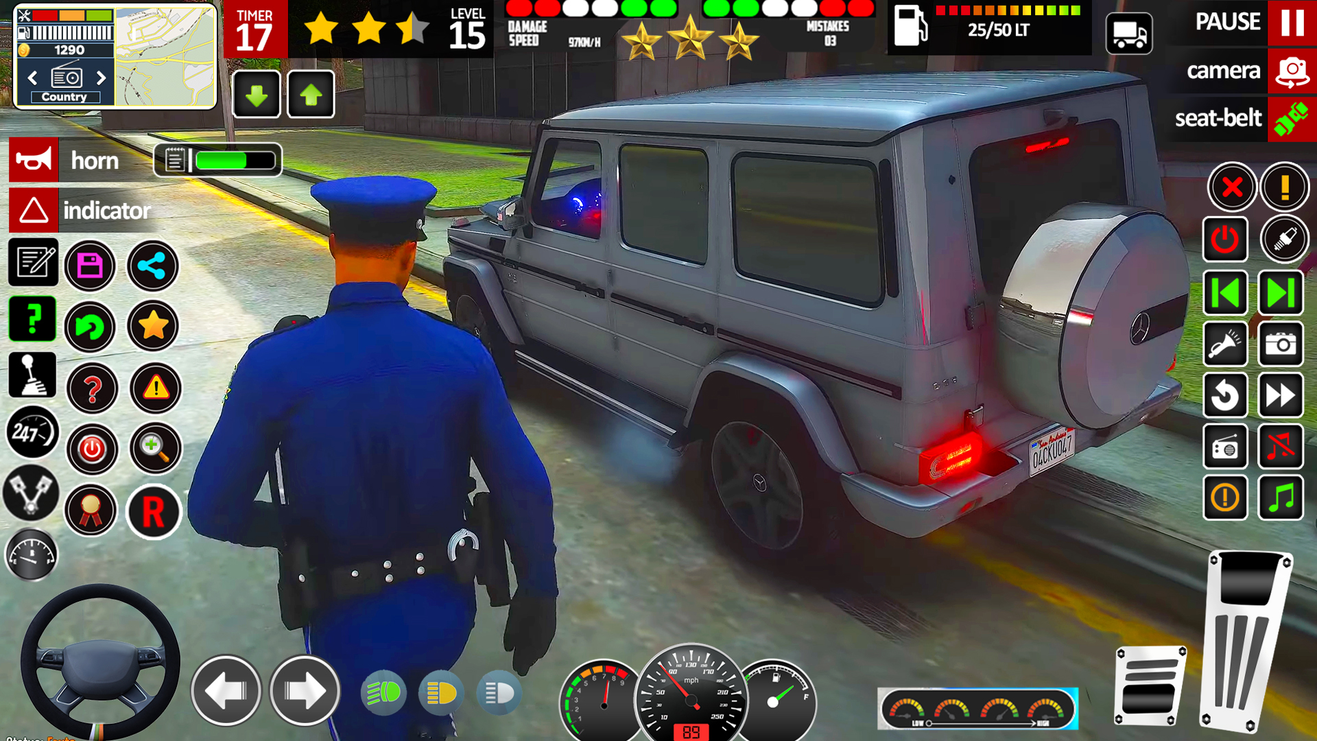 اسکرین شات 5 بازی Us Police Car Cop Car Games 3D