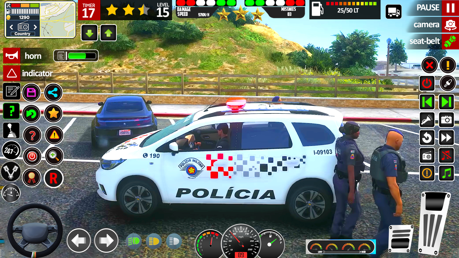 اسکرین شات 8 بازی Us Police Car Cop Car Games 3D