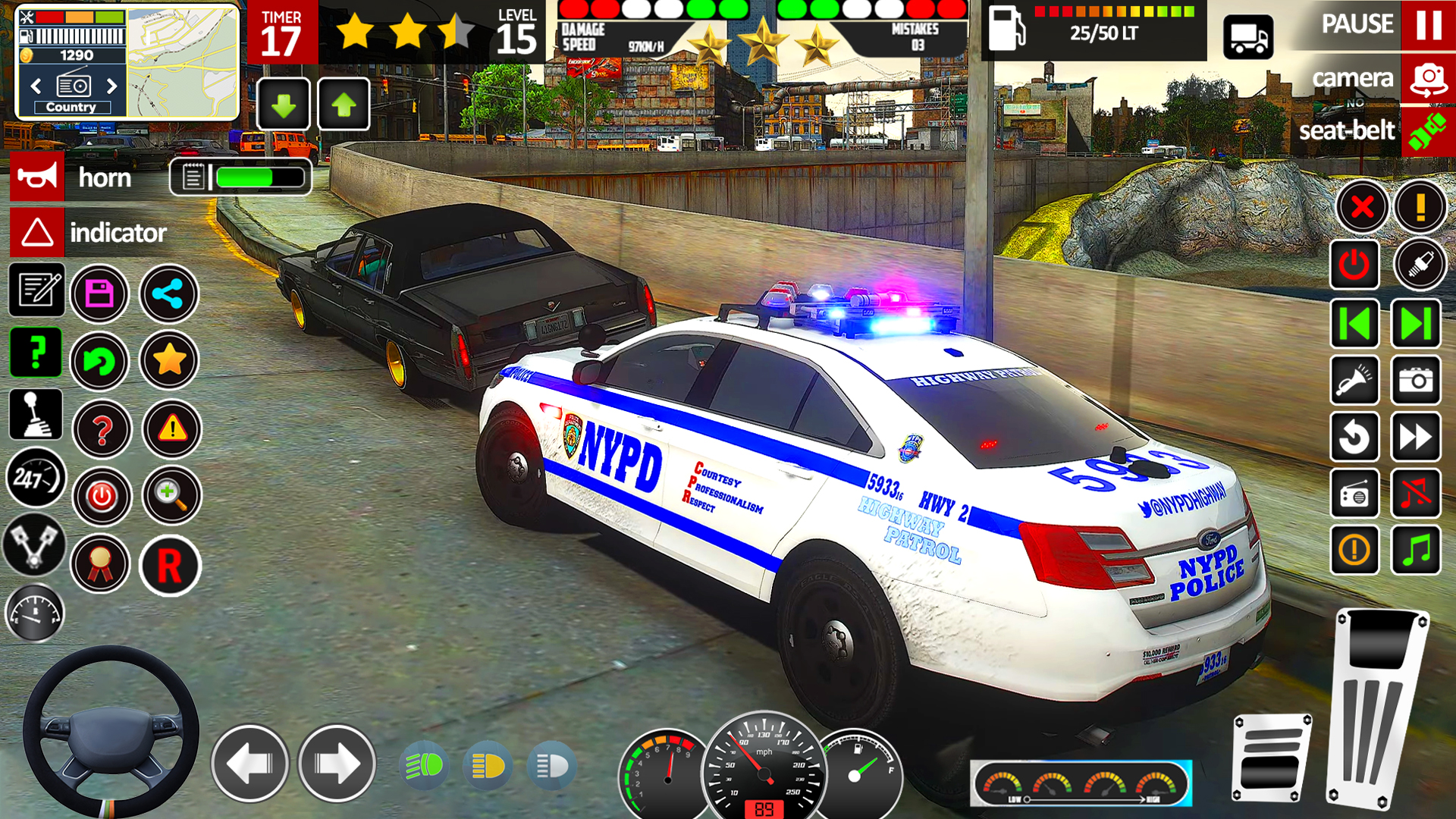 اسکرین شات 6 بازی Us Police Car Cop Car Games 3D