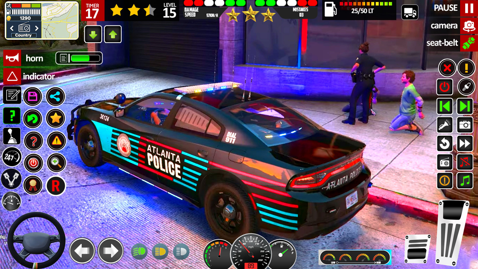 اسکرین شات 1 بازی Us Police Car Cop Car Games 3D