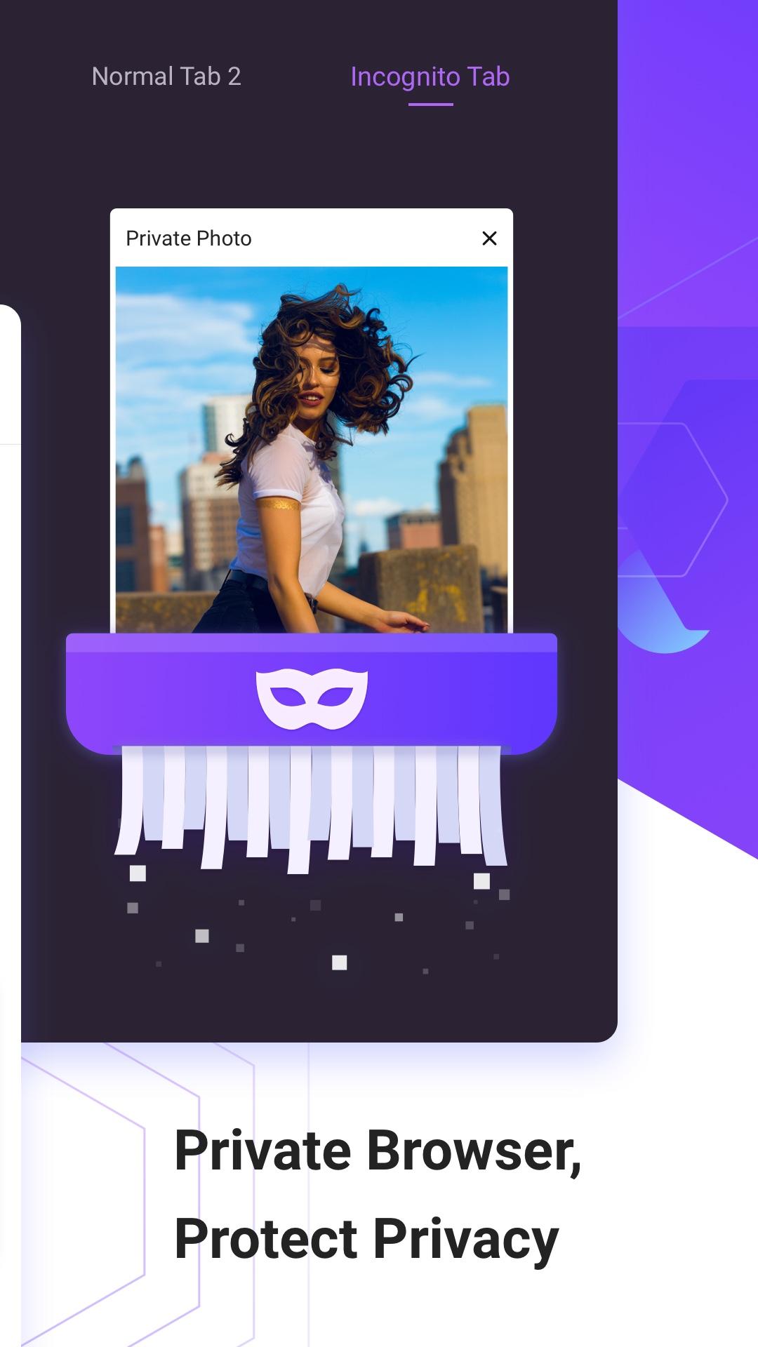 اسکرین شات 3 برنامه APUS Browser-Private & Fast