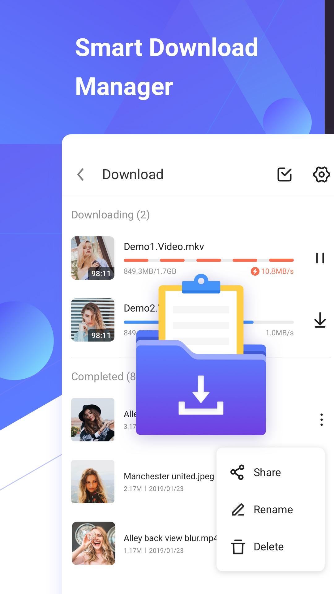 اسکرین شات 4 برنامه APUS Browser-Private & Fast