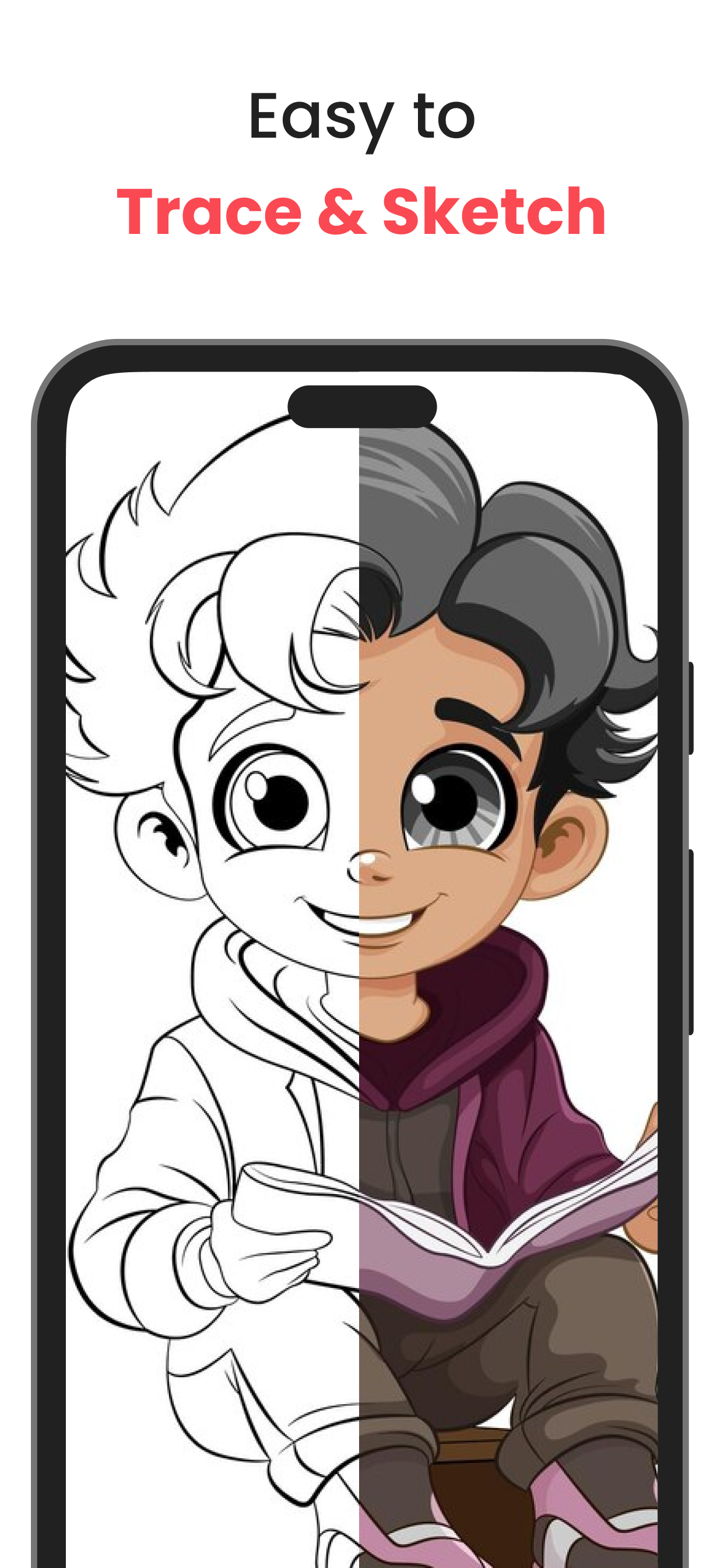 اسکرین شات 3 برنامه Ar Drawing: Trace to Sketch