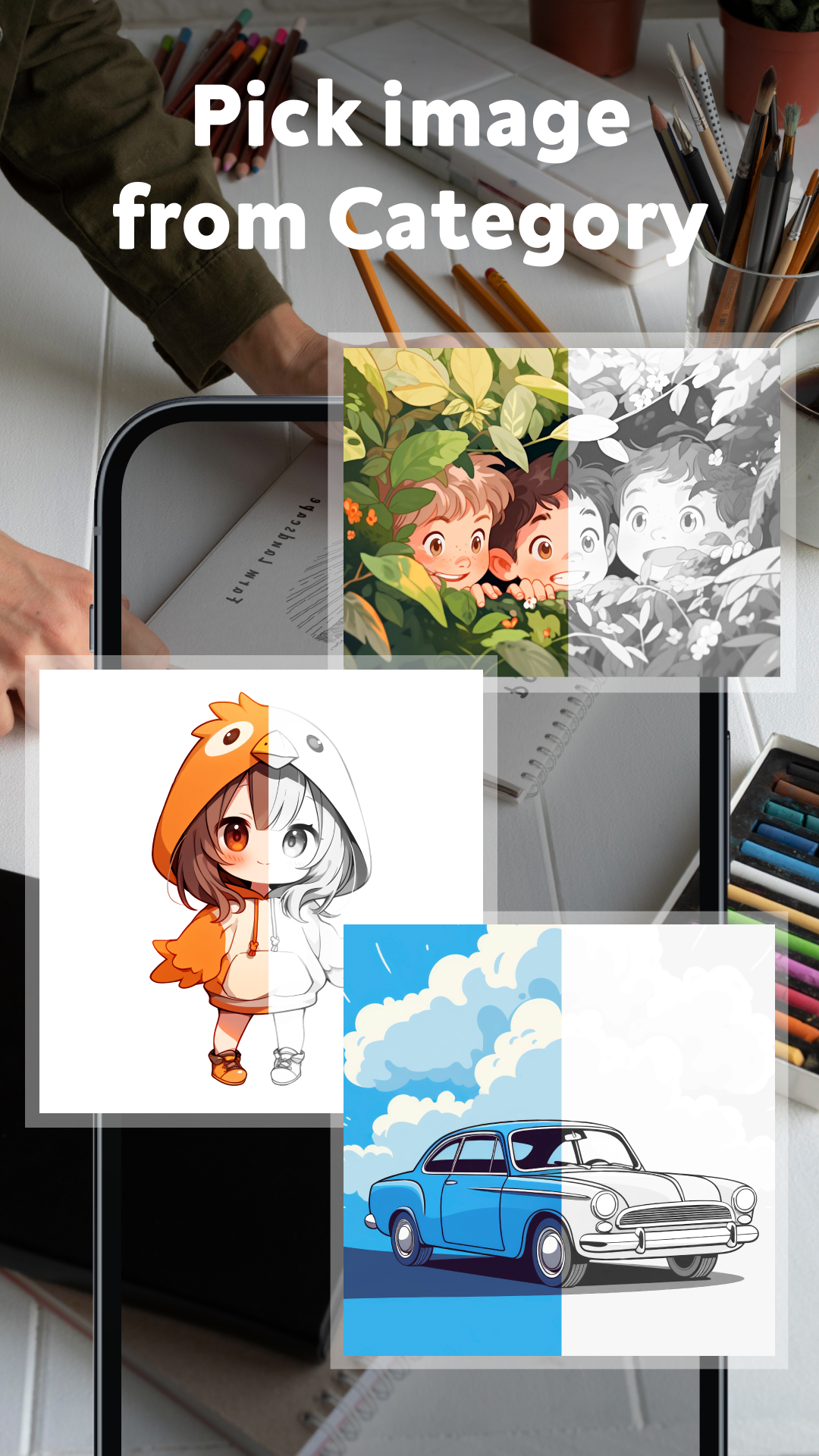 اسکرین شات 6 برنامه Sketch Photo: Learn to Draw