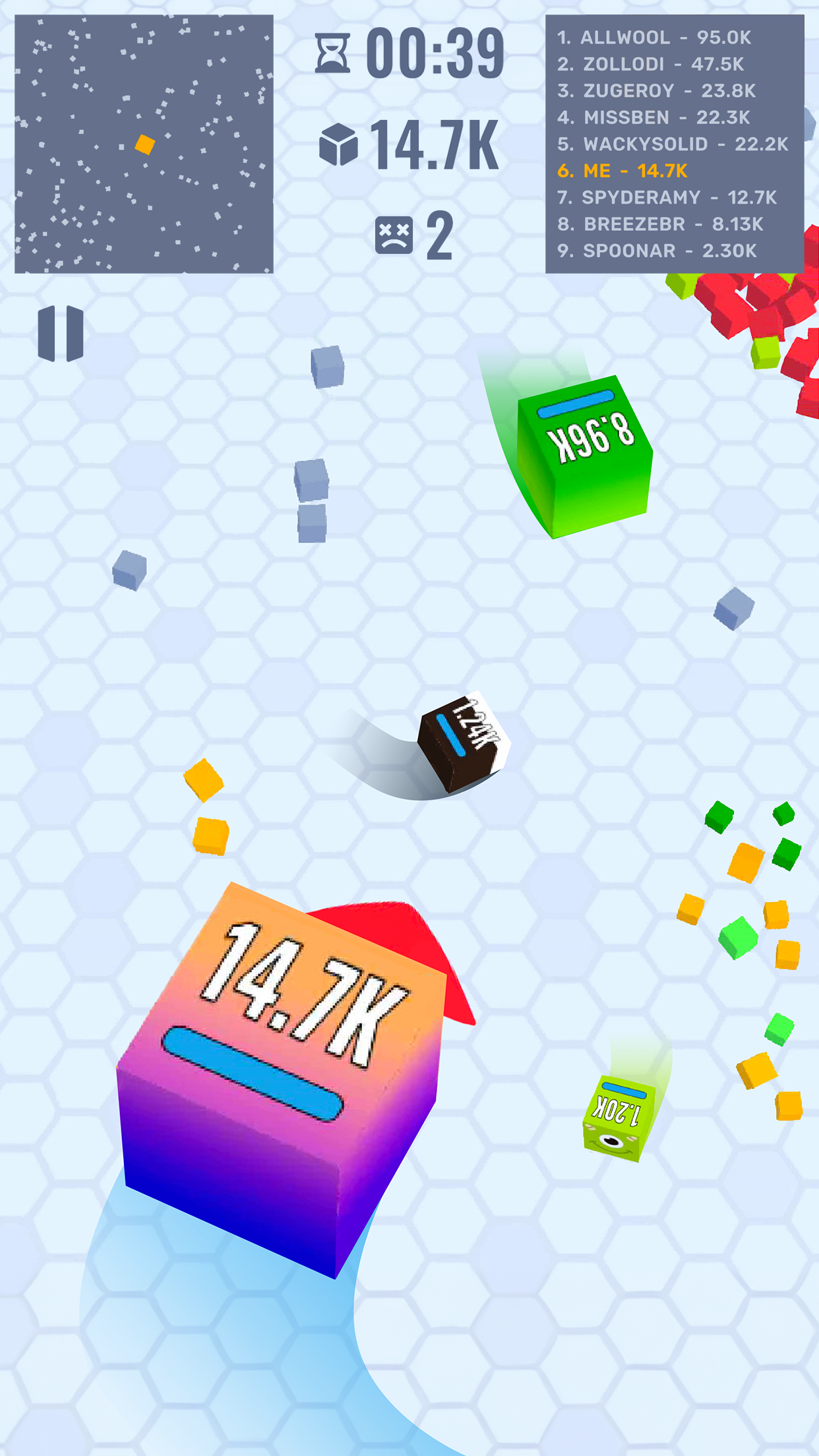 اسکرین شات 6 بازی Cube Zone io