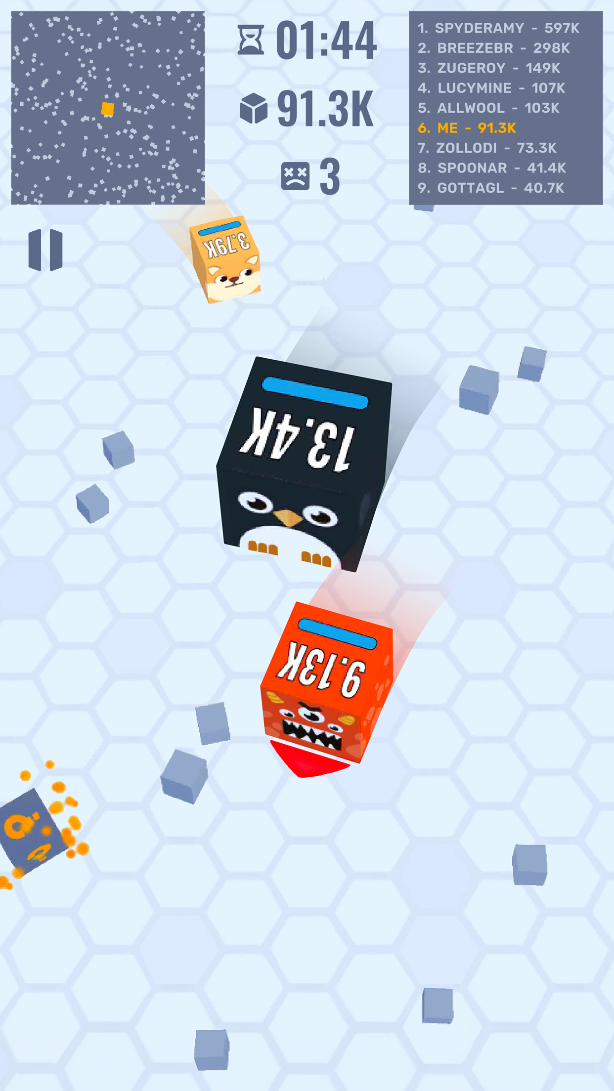 اسکرین شات 5 بازی Cube Zone io