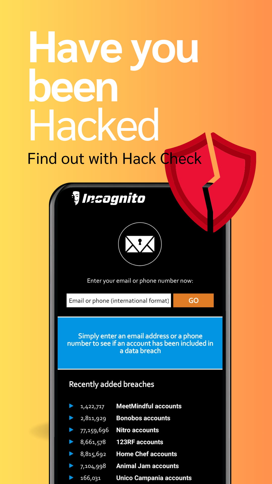 اسکرین شات 2 برنامه Incognito: Phone Privacy