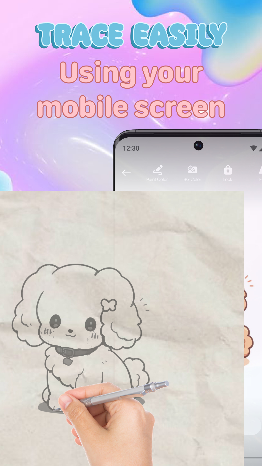 اسکرین شات 2 برنامه AR Draw Sketch: Trace & Paint