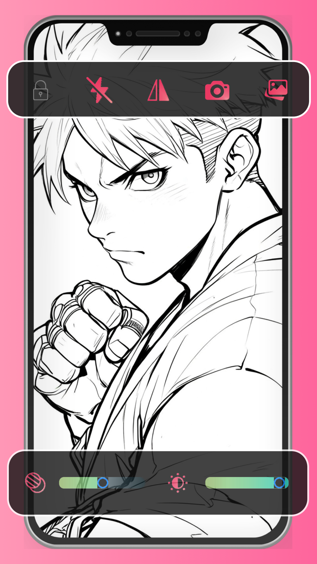 اسکرین شات 4 برنامه ARDraw - Anime Trace & Sketch