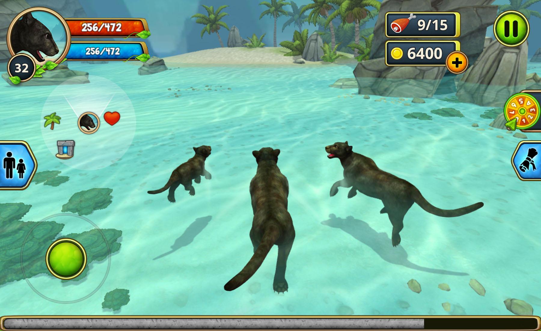 اسکرین شات 7 بازی Panther Family Sim Online - Animal Simulator