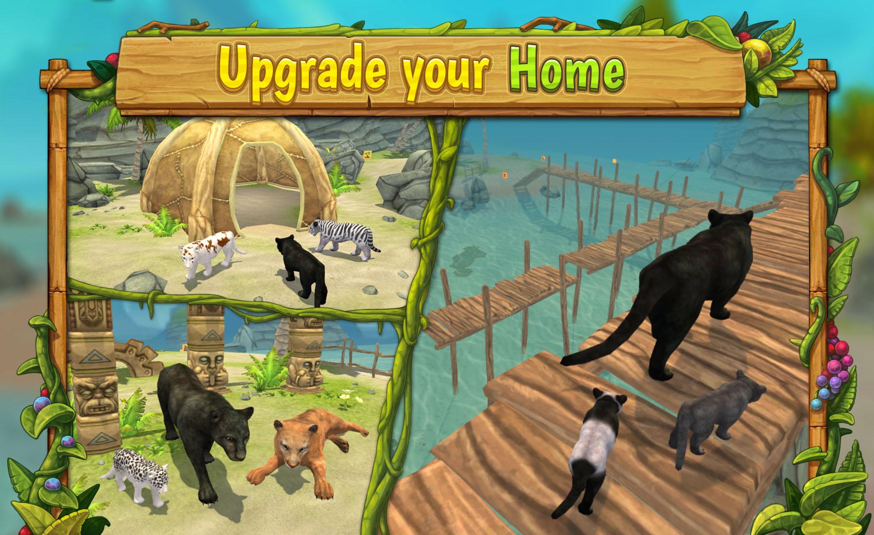 اسکرین شات 4 بازی Panther Family Sim Online - Animal Simulator