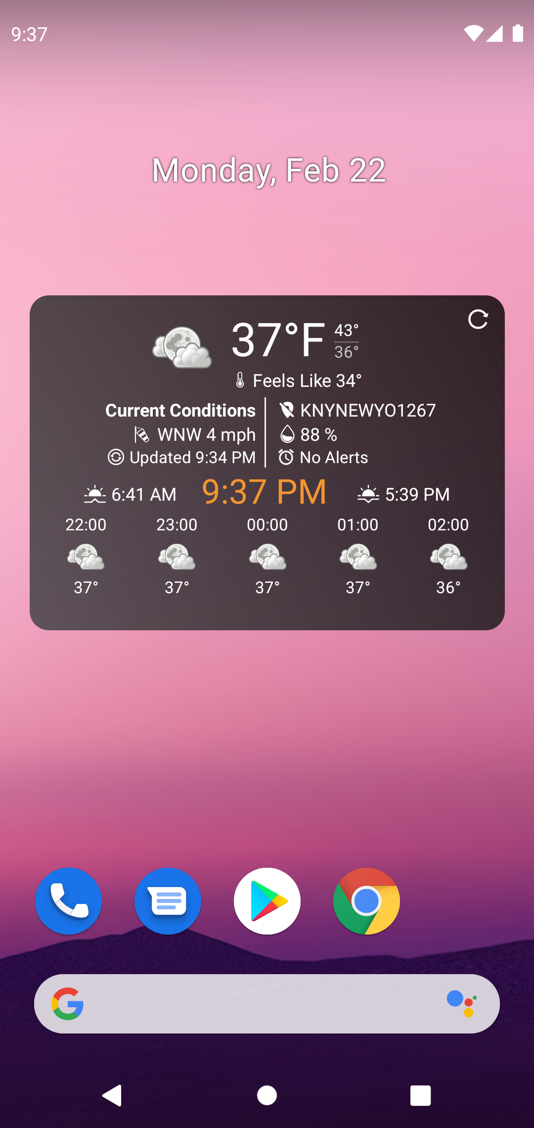 اسکرین شات 4 برنامه Weather Station