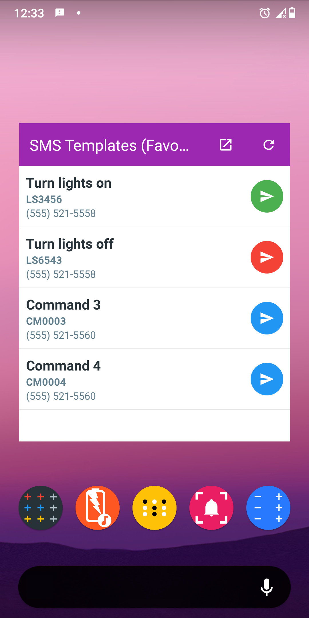 اسکرین شات 8 برنامه SMS Templates