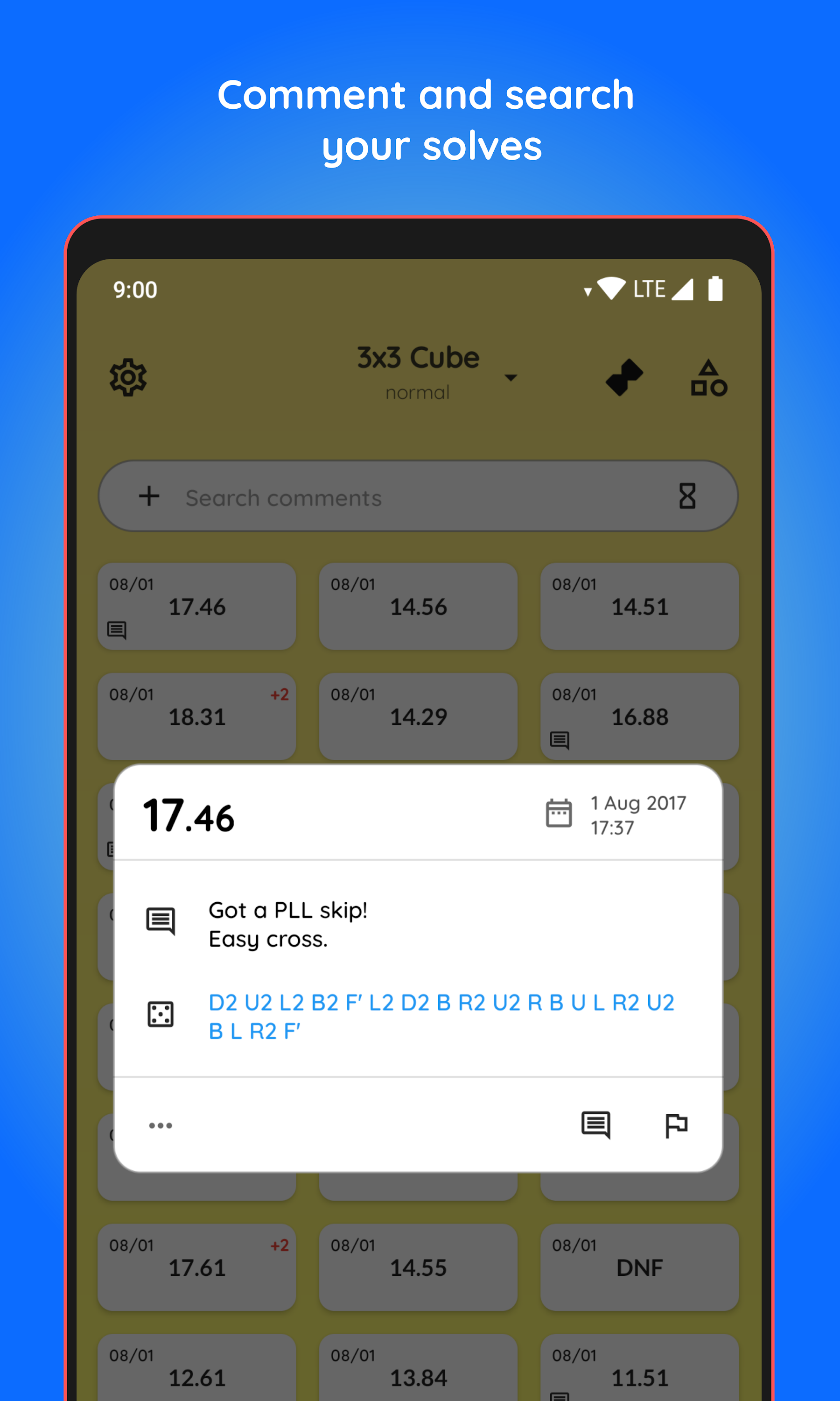 اسکرین شات 5 برنامه Twisty Timer