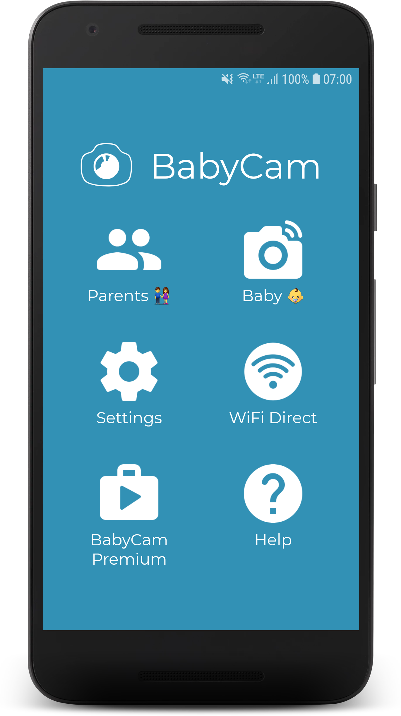 اسکرین شات 1 برنامه BabyCam - Baby Monitor Camera