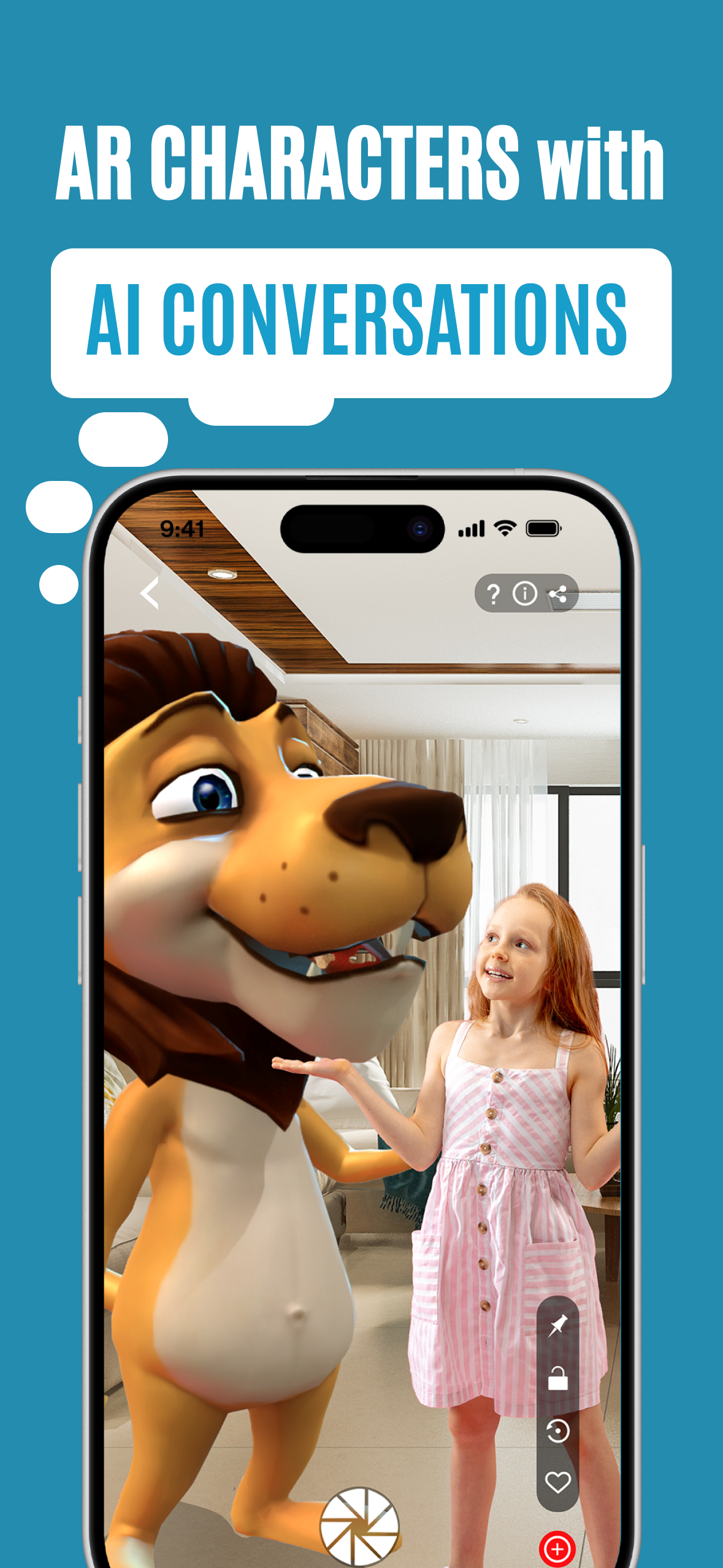 اسکرین شات 1 برنامه ARLOOPA: AR & AI - 3D Camera