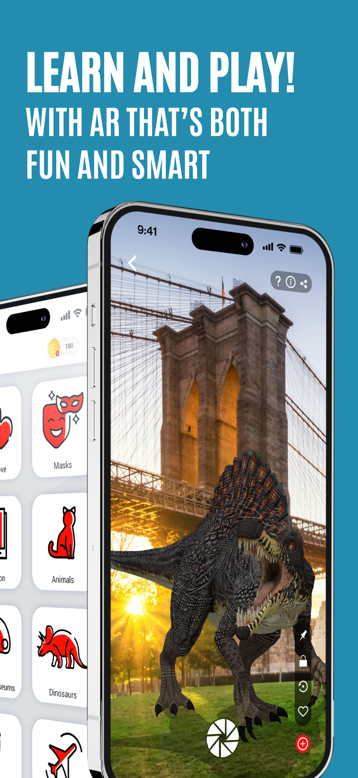 اسکرین شات 3 برنامه ARLOOPA: AR & AI - 3D Camera